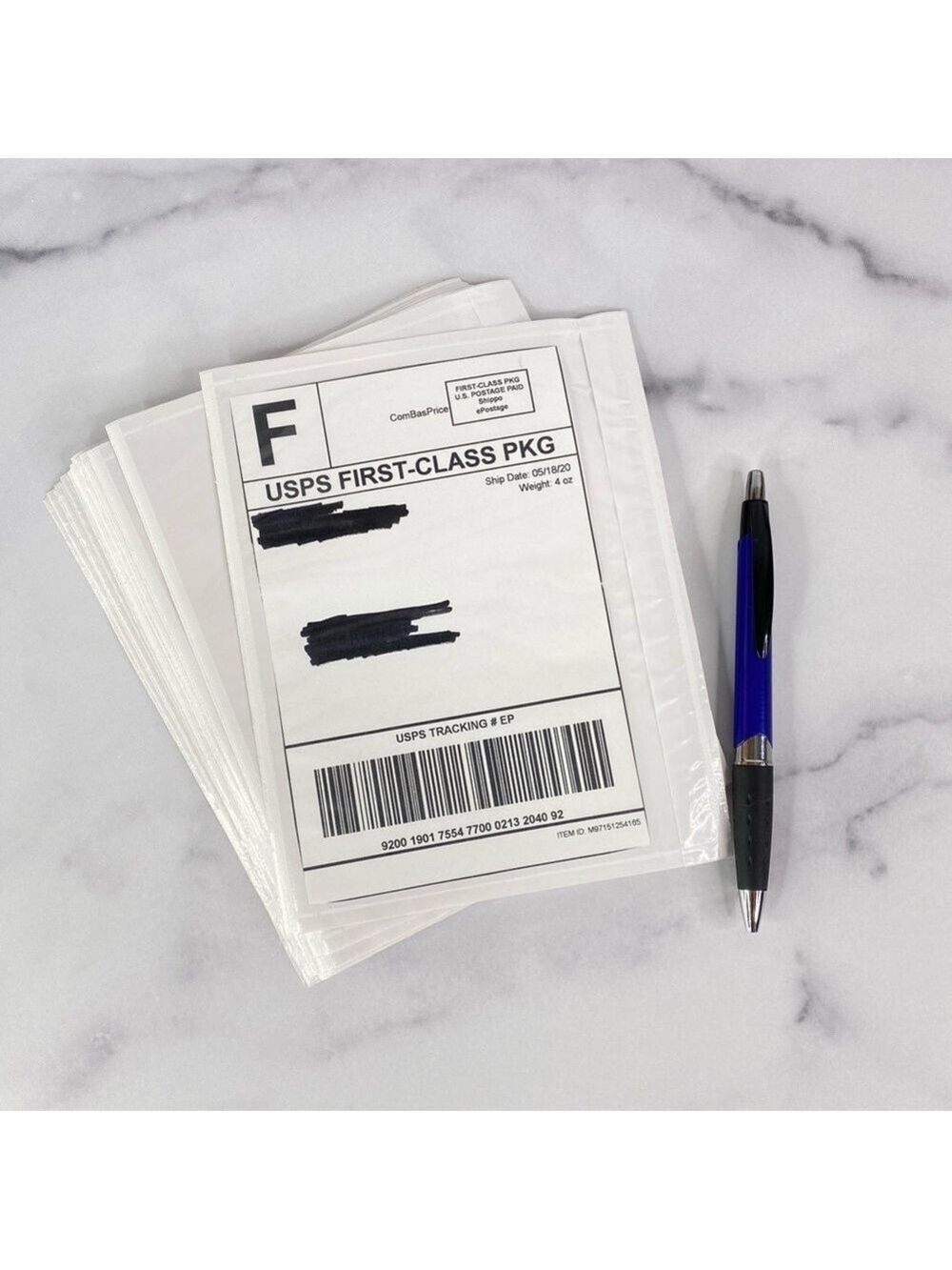 50 (7.5 X 5.5) Postage Invoice , Package Slip, Label Cover Pocket PRICE IS FIRM - Picture 5 of 6